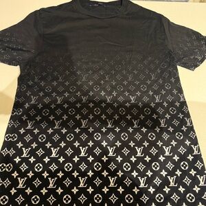 Louis Vuitton Monogram Black Tee
